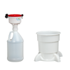 4" ECO Funnel® System, 4 Liter (1 gal) Plastic Jug, Secondary Container (EF-4-38-4004-SYS)