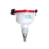 ECO Funnel 4" ECO Funnel® system, stainless steel quick-disconnect funnel with 2 gallon safety can and secondary containment 