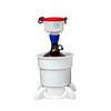 4" ECO Funnel® system with 4 liter glass bottle (38mm finish) and secondary containment 