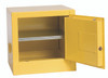 Eagle® Bench Top Flammable Liquid Safety Cabinet, 2 Gal., 1 Shelf, 1 Door, Manual Close, Yellow