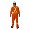 Westex UltraSoft Work Coverall with Reflective Material For Men