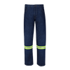 Relaxed Fit Jeans with Reflective Material For Men