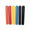 Eagle® Bollard Post Covers, 6" x 72" Fluted Bollard Post Sleeve, Yellow