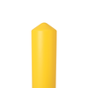 Eagle® Bollard Cover, 8" x 57" Bumper Bollard Post Sleeve, Smooth, Yellow or Red