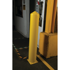 Eagle® Bollard Cover, 8" x 57" Bumper Bollard Post Sleeve, Smooth, Yellow or Red