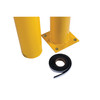 Eagle® Steel Bollard Post Combo with Post Sleeve, 4.5" x 42" Yellow