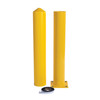 Eagle® Steel Bollard Post Combo with Post Sleeve, 4.5" x 42" Yellow