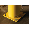 Eagle® Steel Bollard Post Combo with Post Sleeve, 4.5" x 42" Yellow
