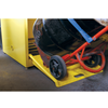 Eagle® Curb Ramp, Yellow Polyethylene, 27" x 27" x 4", 1000 lb Max