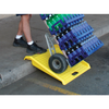 Eagle® Curb Ramp, Yellow Polyethylene, 27" x 27" x 4", 1000 lb Max
