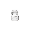 Clear Borosilicate Glass Screw Thread Vials, 1/4 dram, 13-425 Neck Finish, case/6,048