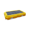 Spill Pallet P4 Plus, With Drain, Yellow