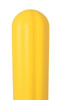 8" x 56" Fluted Bollard Cover, Yellow