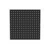 Valley Craft Deluxe Pegboard Wall Panels - 24"W x 24"H, Flanged Steel, 2 Panels per Pack, Black