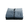 Justrite QuickBerm 6' x 20' x 8" 4-Zone Decontamination Spill Containment Berm, 598 Gallon Capacity for Hazmat and Chemical Spill Cleanup, black waterproof spill containment berm with straps for easy transport and setup.