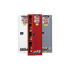 Justrite Sure-Grip® EX Slimline Flammable Safety Cabinet, 22 Gallon, Manual-Close 1-Door, 3 Shelves, Space-Saving Chemical Storage, White Finish