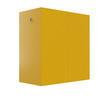 Justrite Utili-Guard+™ Flammable Safety Cabinet, 90 Gallon, Self-Close 2-Door with Attachments, 2 Shelves, Industrial Chemical Storage, Yellow Finish