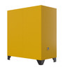 Justrite Utili-Guard+™ Flammable Safety Cabinet, 90 Gallon, Self-Close 2-Door with Attachments, 2 Shelves, Industrial Chemical Storage, Yellow Finish