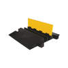 Checkers Safety™ 2-Channel Yellow Jacket® Extreme Heavy-Duty Cable Protector for 3.75" Lines | Industrial Cable & Hose Ramp