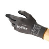 Ansell HyFlex® 11-840 Foam Nitrile Coated Work Gloves, 15 Gauge, Black