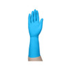 Ansell Utility Glove Extra-Long Cuff, Natural Rubber Latex & Nitrile, Blue Protective Gloves
