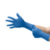 Ansell MICROFLEX™ SafeGrip™ SG-375 Extra-Thick Natural Rubber Latex Medical Exam Gloves, Blue | Disposable Protective Gloves, Large