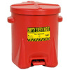 Eagle® 6 gal PE Oily Waste Can, Foot Lever, Choose Color Eagle® 6 gal PE Oily Waste Can, Foot Lever, Choose Color