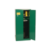 Eagle® Pesticide Drum Safety Cabinet, 55 gallon, 2 Door, Manual with rollers