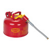 Eagle® Type II Safety Can, 2 gallon with 5/8" O.D. Flexible Spout