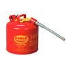 Eagle® Type II Safety Can, 5 gallon Red with 5/8" O.D. Flexible Spout
