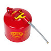 Eagle® Type II Safety Can, 5 gallon Red with 5/8" O.D. Flexible Spout