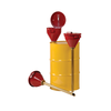Justrite® Large Metal Drum Funnel, Self-Closing lid, 33" brass tube