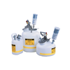 Justrite® 1 gal Centura Quick-Disconnect Safety Can, PP Fittings