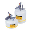 Justrite® 2 gal Centura Quick-Disconnect Safety Can, SS Fittings