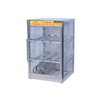Horizontal Gas Cylinder Storage Locker, Aluminum, 6 Cylinders
