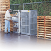 Vertical Gas Cylinder Storage Locker, Aluminum, 5-10 Cylinders