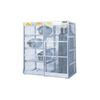 Gas Cylinder Storage Locker, Aluminum, 8 Horizontal & 10 Vertical