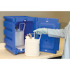 Justrite® Acid Countertop Cabinet 8 Liter Blue polyethylene