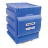 Justrite® Acid Countertop Cabinet 8 Liter Blue polyethylene