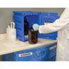 Justrite® Acid Countertop Cabinet 8 Liter Blue polyethylene