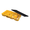 Eagle Modular Spill Platforms, 2 Drum with Drain, Yellow