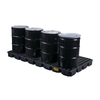 Eagle Modular Spill Platforms, 8 Drum with Drain, Black