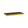 Justrite® EcoPolyBlend Accumulation Center, 8 Drum, Recycled Polyethylene, Yellow