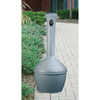 Justrite® Cigarette Receptacle Elite Smoker Cease-Fire Waste Can, Pail Included