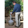 Justrite® Cigarette Receptacle Elite Smoker Cease-Fire Waste Can, Pail Included