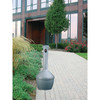 Justrite® Cigarette Receptacle Elite Smoker Cease-Fire Waste Can, Pail Included