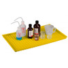 Yellow Poly Tray For Shelf #29939, #29949 and 22 Gallon Undercounter Or 23 Gallon Under Fume Hood Safety Cabinet