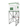 Worksite Emergency Tank Shower with Steel Frame, 1200 Liter / 317 gal, All Climate with Immersion Heater