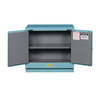 ChemCor Under Fume Hood Corrosives/Acids Safety Cabinet, 23 Gallon, 2 Self-Close Doors, Blue