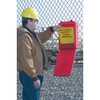 Document Storage Box For SDS Sheets, Larger-Sized, Polyethylene, Lockable Front Opening, Single Pack